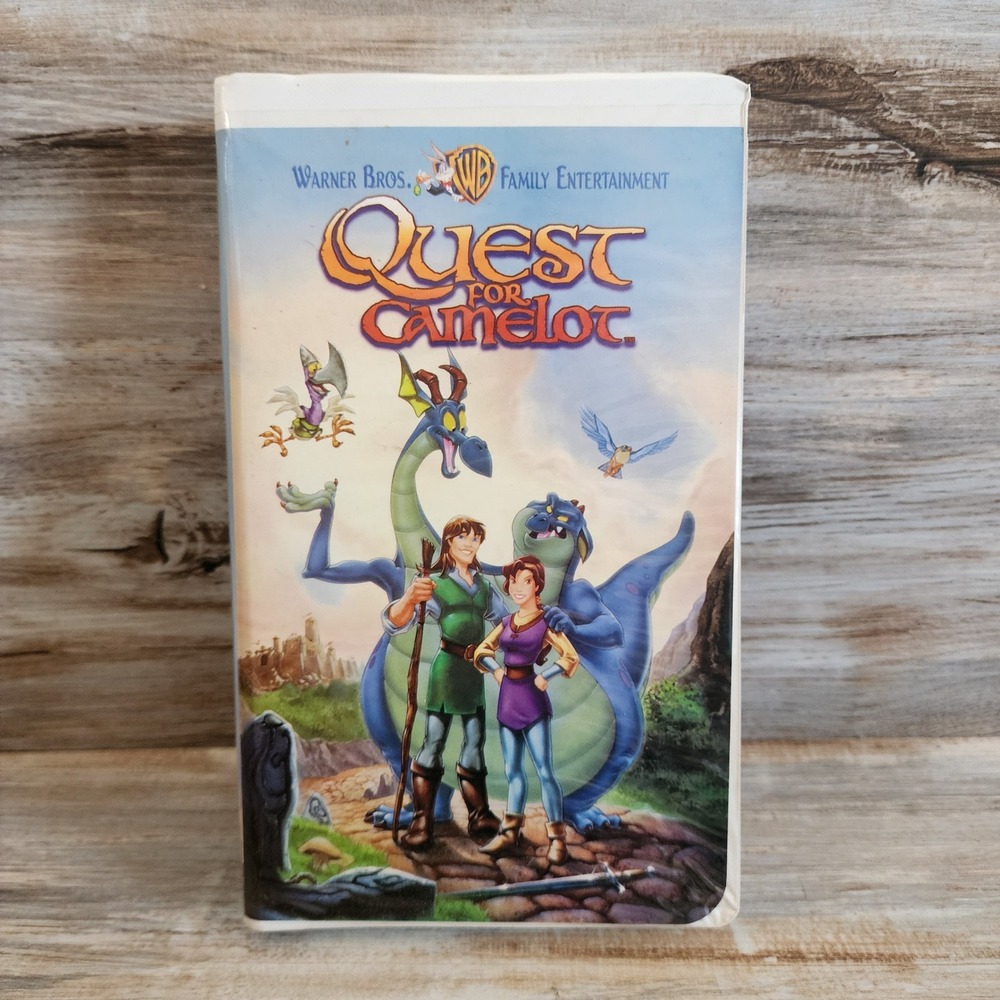 Quest for Camelot VHS 1998 Warner Bros Family Entertainment Clamshell Case 16607